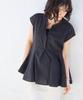 Skipper Flare Black [BIS] Women's Wrinkle-Resistant/Washable Blouse, (01)
