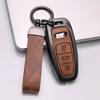New Zinc Alloy Leather for Q8 RSQ8 A6 C8 S6 RS6 A7 S7 RS7 A3 8Y A8 D5 4N RS E-tron GT Q4 Q7 4M Car Remote Key Case Cover