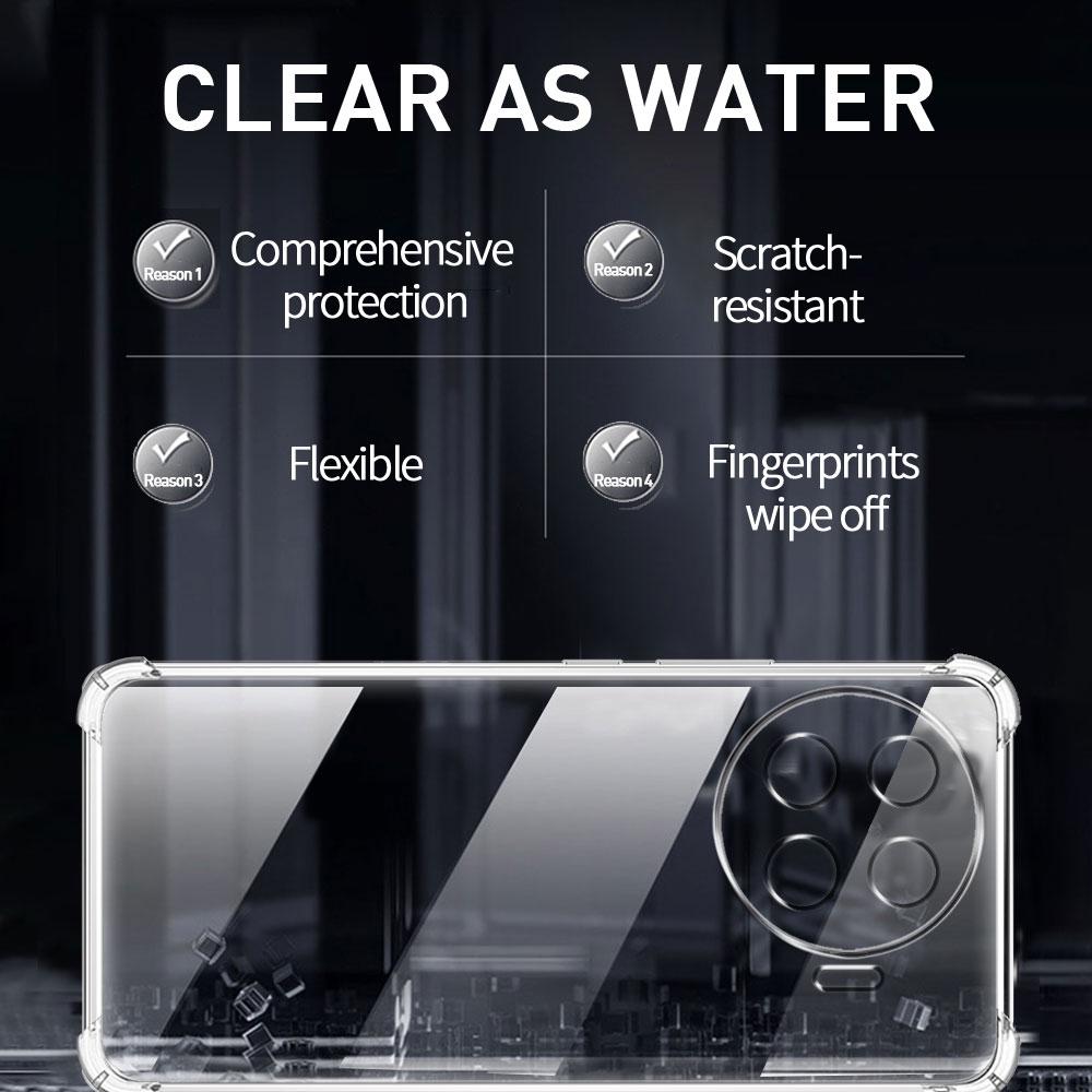 Shockproof Airbag TPU Case For Tecno Spark 20 Pro Plus KJ7 Clear Soft Silicone Phone Case for Tecno Spark 20 Pro Protect Cover