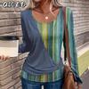 Women's Fashion Casual Long Sleeve O Neck Blouses & Shirts