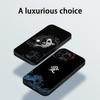 Japanese Art Text Fashion Love Design Phone Case for iPhone 17 16 E 15 14 13 12 Pro Max Sheepskin Silver-edged Protective Case