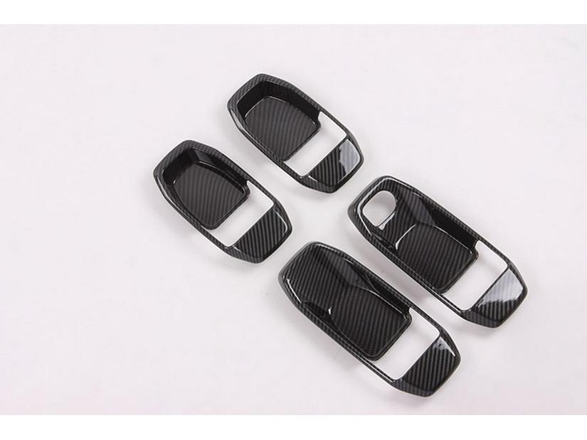 2019 Wrangler Carbon Fiber Interior Door Handle Frame Decor