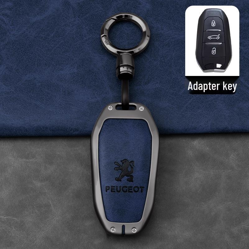 Compatible Key Cover for Dongfeng Peugeot 308, 301, 408, 308s, 3008, 2008, 508 - Includes Car Shell and Logo Buckle
