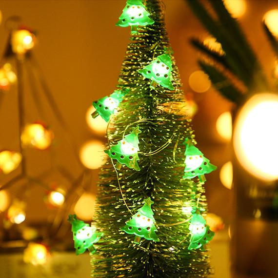 2M Santa Claus LED Garland String Lights Merry Christmas Decoration for Home Xmas Tree Ornament Navidad Natal New Year