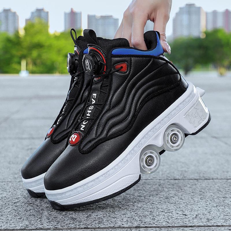 Çocuk Tekerlekli Spor Ayakkabıları  Roller Spor Ayakkabıları Deforme Olan Ayakkabılar Paten Ayakkabıları