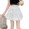 2026 Spring/Summer Women's High-Waisted A-Line Bowknot Fluffy Short Skirt