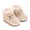Baby Snow Boots with Hook and Loop Closure Lined Winter Boots for Infant Boys Girls