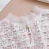 Perfect Match Elegant Lace Floral False Collar Womens Stand Half Shirt Detachable Collar Removable Decorative Collar For Girls Sweaters