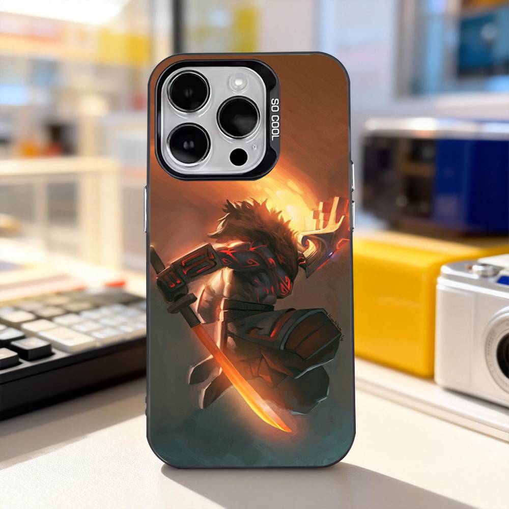 D-Dota 2 Game Cool For iPhone 11,12,13,14,15,16,17,Pro,Max,Plus,E,Air,Mini Phone Case IMD Matte Black