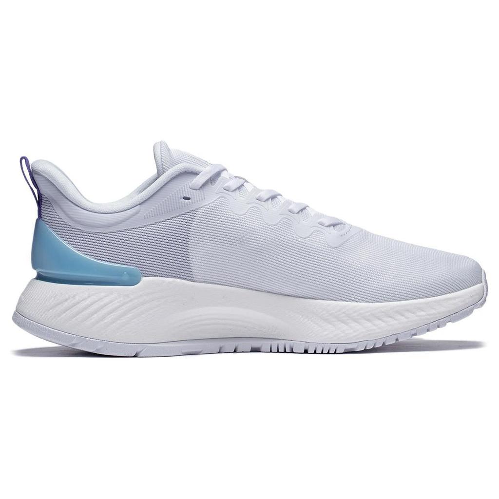 Li Ning YueYing Element Slip Resistant, Abrasion Resistant, Breathable Low top Running Shoes Men's White Blue Purple ARHT005-9