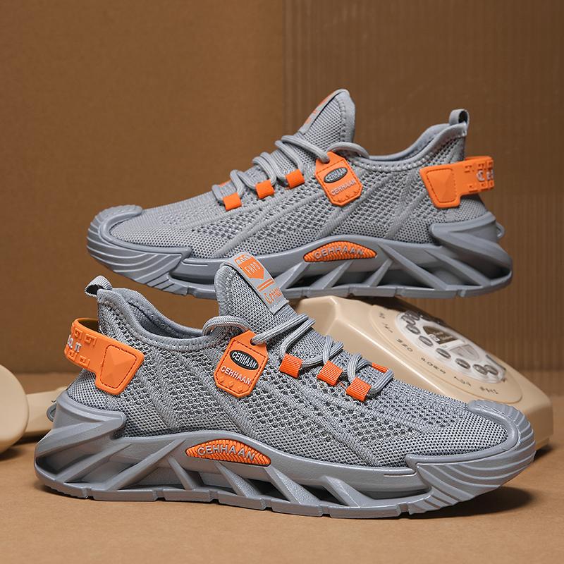 Fashion Men Shoes Summer 2025 New Breathable Mesh Hollow Tennis Shoes Man Running Sneakers Casual Sports Walking Shoes Tenis Masculino
