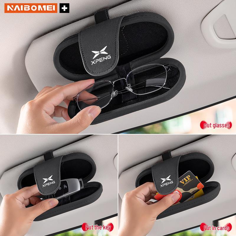 XPeng P5/P7/G3/G9 Car Sunglasses Case/Storage Box/Sunglasses Clip - BETA N5 Version.