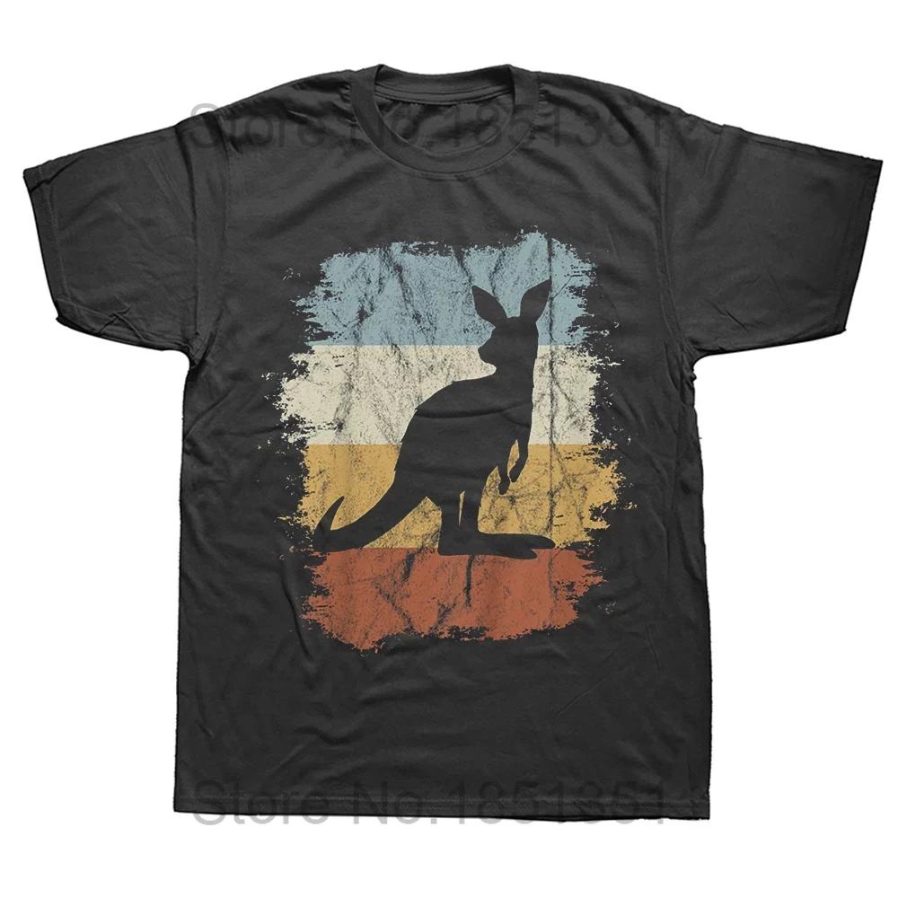 Australia Day Funny Australian Kangaroo Vintage T Shirts Cotton Streetwear Short Sleeve Birthday Gifts Tshirt Mens Clothing