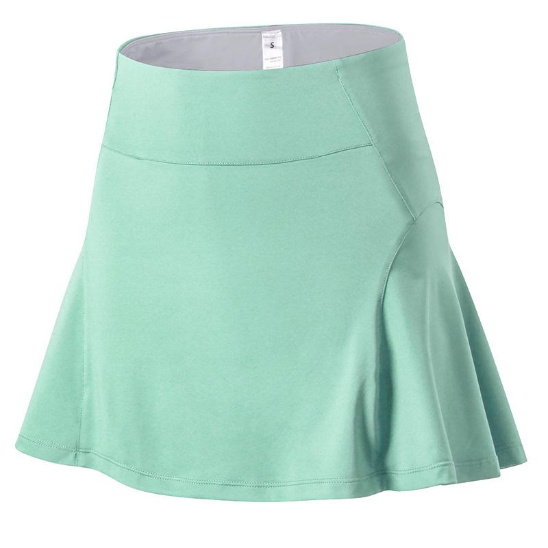 Women Running Skirt High Waist Double Layer Fitness Quick Dry Short Skirt