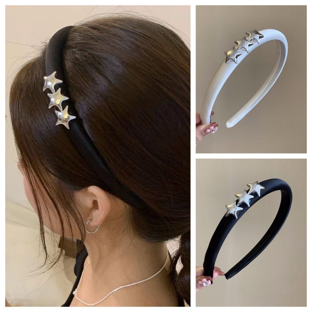 

Sponge Pentagram Hair Hoop Y2K Star Headband Personality Star Hairband Girl