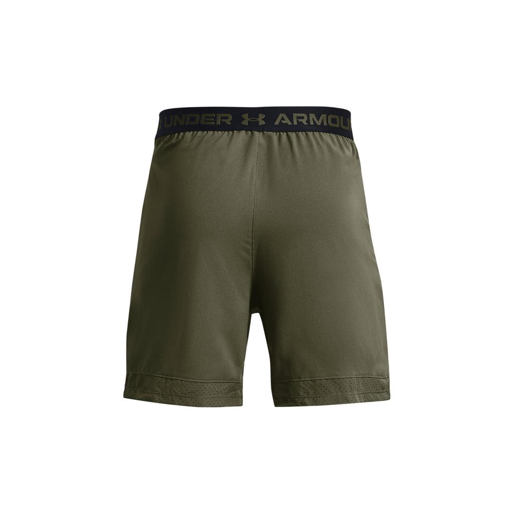 Under Armour UA Vanish Letter Logo Print Mid-Rise Casual Shorts Men shorts Olive 1373718-390