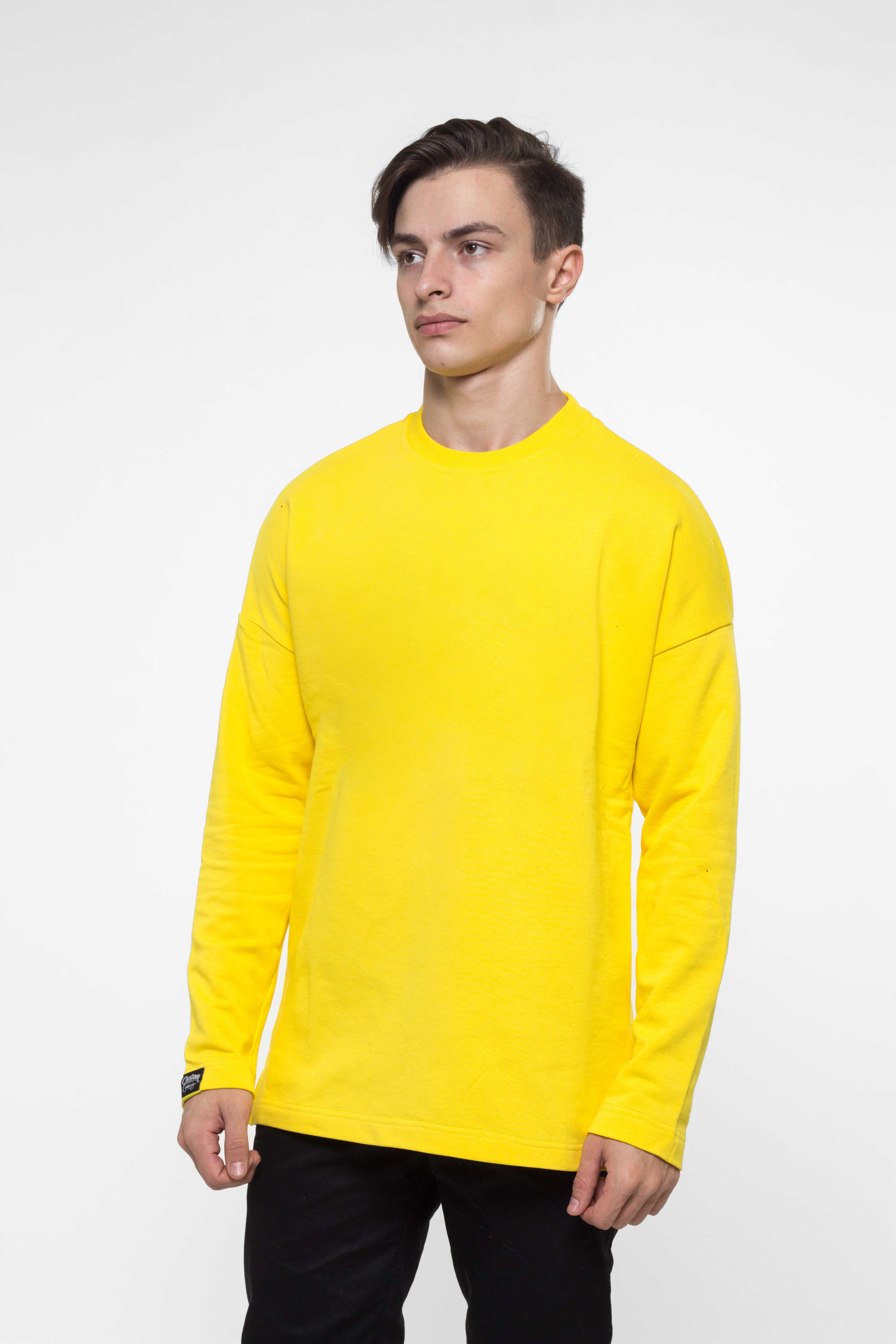 

Світшот без начісу Custom Wear S жовтий