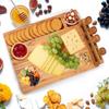 Bambus Käsebrett Charcuterie Boards Set & Serviertablett für Fleisch und Wein Geburtstagsgeschenke für Frauen Hochzeitsgeschenke für Paare