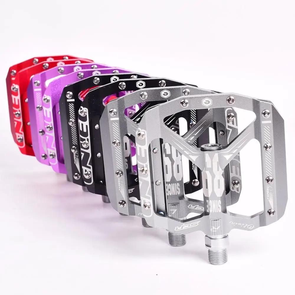 ENLEE KRSEC MTB Pedals, CNC Aluminum, High Strength, Wide Platform, Front Lock, Chromoly Axle Bicycle accessories