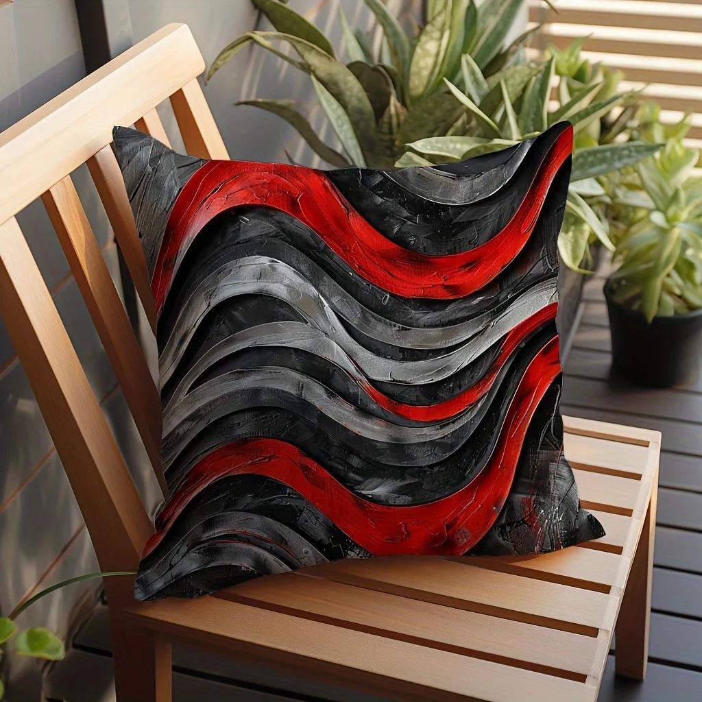 Space Gebrochene Geometrische Dekorative Kissenhülle, Ultraweiches Polyestermaterial Wohnzimmer Sofa Rücken Kissenhülle Heimdekoration