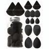 14Pcs Makeup Sponge Set Hydrophilic Polyurethane Pink Purple Brown Orange Black