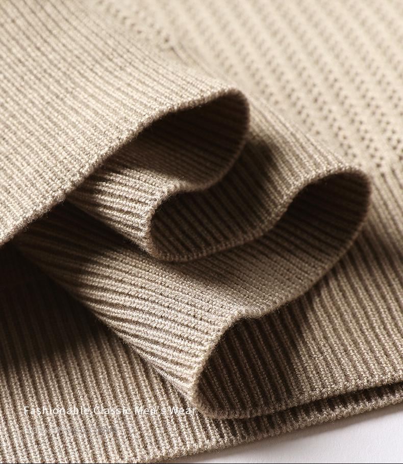 Men's V-Neck Knit Sweater - Autumn/Winter Korean Style, Youthful, Comfortable, Loose Fit Polo Top