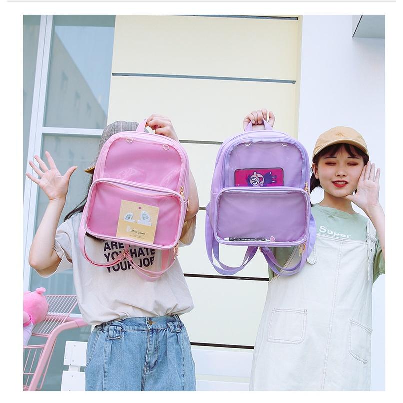 Stylish Transparent Clear Itabag Backpack For Women With High Quality And Fashionable Design