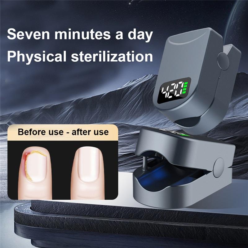 Nagelpilz-Lichtgerät Nagelpilz-Reinigungsgerät Tragbar 460nm Blaulicht 905nm Infrarotlicht für Nagelpilzinfektionen