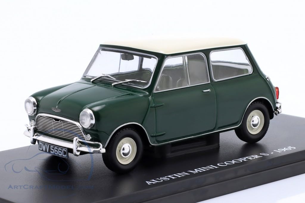 scale Austin Mini Cooper S MINI 1965 1/24 (Green/White)