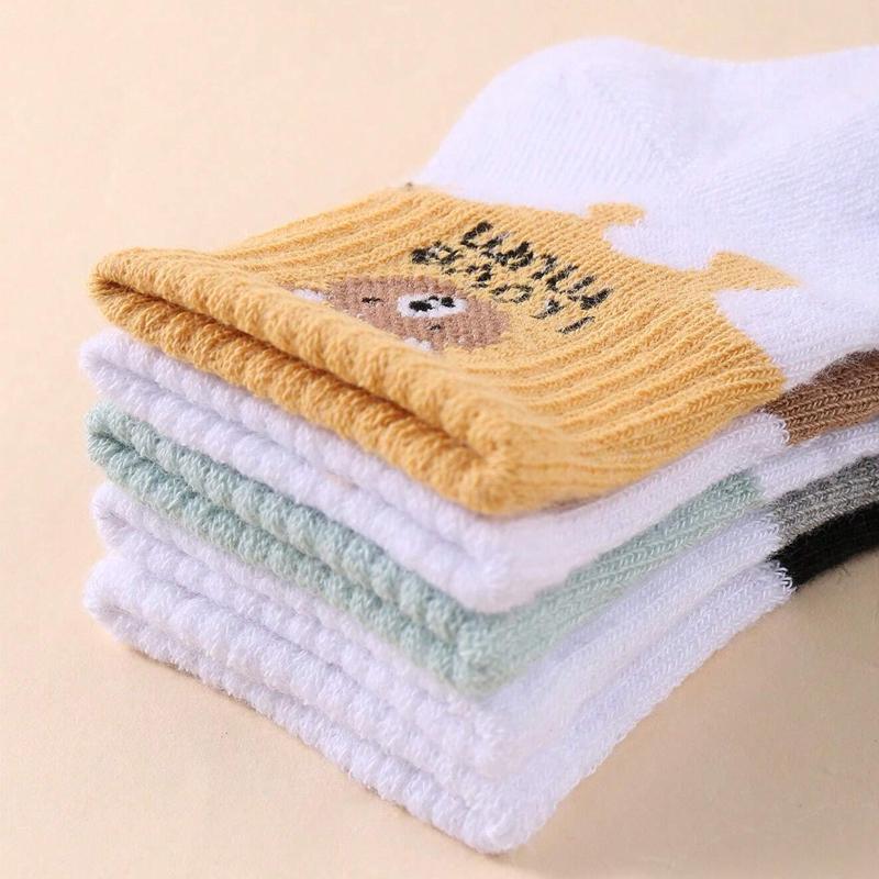 5 Paar Babysocken Kurzschaft Stretch Knöchelsocken Säuglingssocken für Neugeborene Kleinkinder Jungen Mädchen Babysocken