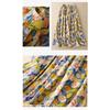 Oil Painting Half Skirt Female Summer Long Floral Skirt Summer Loose Skirt