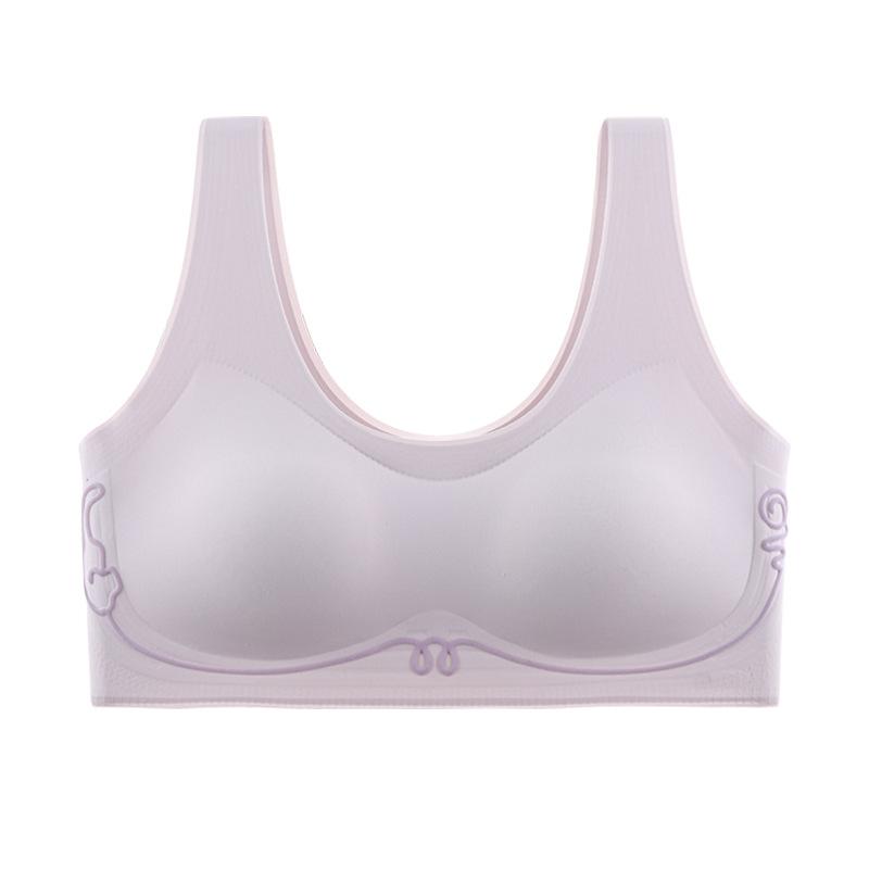 

Traceless jelly glue, women s wide shoulder straps, small breasts gathered, thin mold cup, supported by sub-breast underwear, women s bras XL