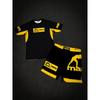 Mens Short Sleeve Wrestling Sport T-Shirt Shorts Set Athletic Training Outfit Lightweight Casual Gym Wear