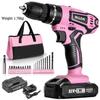 21V Portable Lithium Battery Rechargeable Impact Drill & Electric Screwdriver