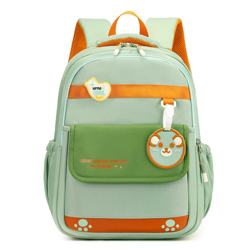 New spine protection for grades 1-6, waterproof boys' children's schoolbag and female primary school students' large-capacity college wind backpack