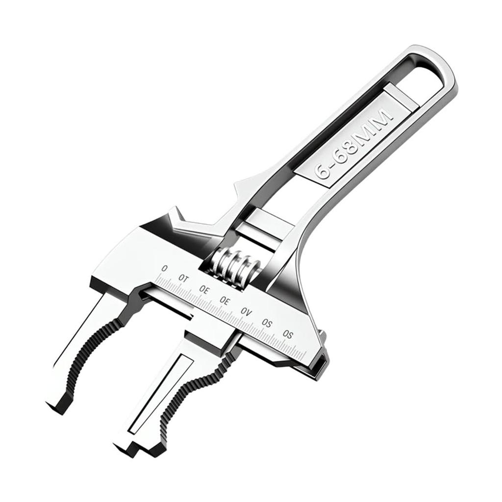 Adjustable Wide Jaw Plumbing , Wide-Opening Short Handle Bathroom For Plumbing Water Pipe Installation Faucet, Ideal For Work In Confined Spaces