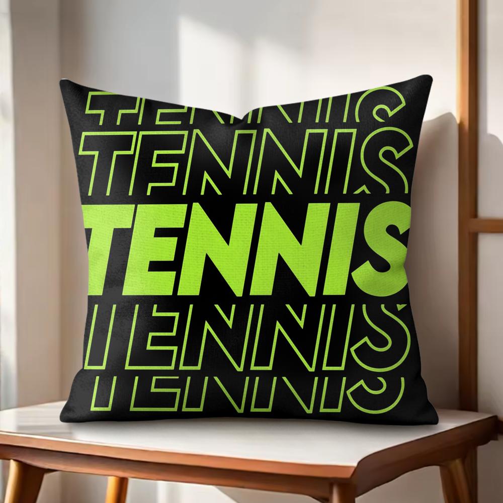 

Funny Sports Cushion Cover Natural Linen Organic Fabric DoubleSided Printing Couch Pillow Covers Home Decor 30x30cm