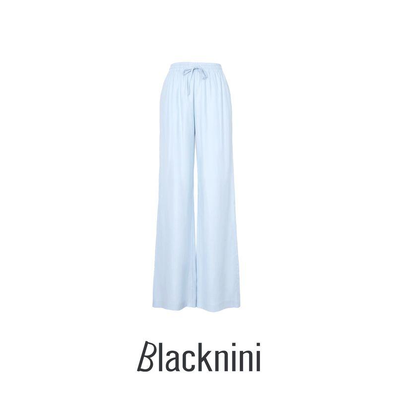 

Блэкнини (Три цвета) Расслабленная жизнь Европейский импорт Длиннотканый лен Тенсел Гладкая рубашка-пальто Sky Blue-pants (93 Lyocell/7 Linen) XL