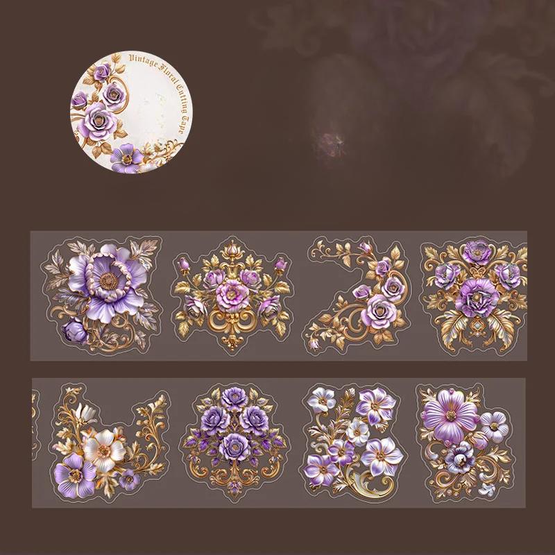 

1 рулон Винтажный Барокко Цветочный Арт Наклейки Тэп Клейкие Сделай Сам Ручной Аккаунт Дневник Альбом Планировщик Джанк Журнал Принадлежности