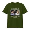 Forest Gump And Jenny Mens T Shirt Like Peas Carrots Classic Comedy Movie Print Vintage Washed Top For Everyday Wear Homme