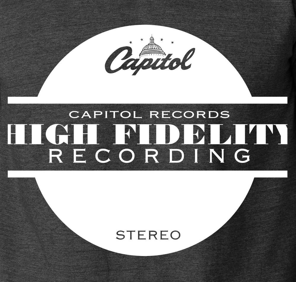 

Capitol Records HIGH FIDELITY Katy Perry The Beatles Music Label Tee Unisex T-Shirt XXXL