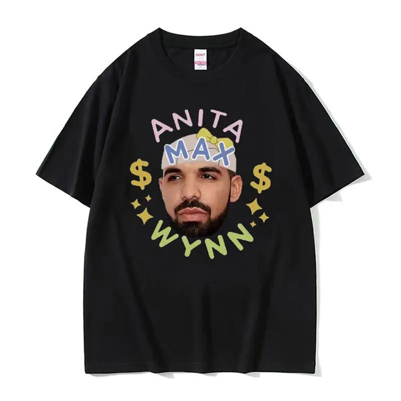 Rapper Drake and Anita Max Wynn Love Funny Meme Graphics T Shirt Men Women Casual Kawaii Tshirt Fashion Vintage Tees Streetwear
