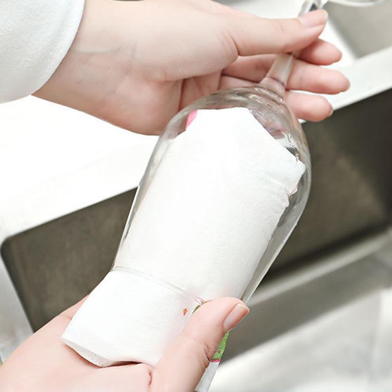 50/100Pcs Disposable Cleaning Oil Absorbing Paper Household Kitchen Paper Special Paper Disposable Dishwashing Cleaning Paper