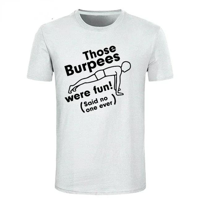 T Shirt for Men Crossfit Workout Burpee King T-shirt  Male Summer Short Sleeve  Harajuku  Redtube  Hunter X Hunter