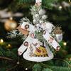 Christmas Bells For Decoration Metal Pendant Home Decor Front Door Hanger Bells Decorations For Wall Classroom Wreaths Window