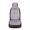 Universal Cartoon Linen Car Seat Cushion - Warm, Stylish, Four Seasons Comfort