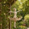 Hanging Planter Ballet Dancer Planter Decorative Flower Pot for Indoor Outdoor Garden Cute Space-saving Plant Hanger Succulents Spider Plant,