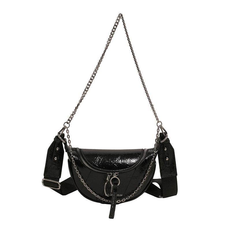 

Модная женская сумка-мессенджер на плечо чёрный