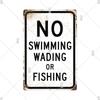 Tin Sign Pool Funny Rules Vintage Plaque Welcome Warning No Swimming Instruction Metal Sign For Home Pool Store Club Wall Decor