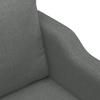 Vidaxl Sofa 2-Osobowa, Ciemnoszara, 120 Cm, Tapicerowana Tkaniną